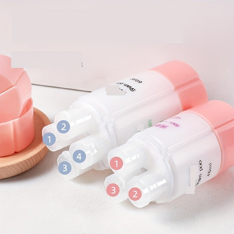 4-in-1 Travel Bottles - Leak-Proof Refillable