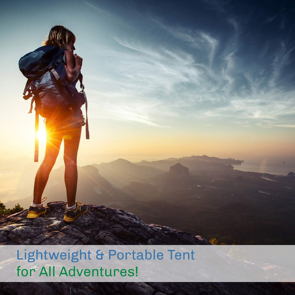 2-Person Camping Tent - Includes Carrying Bag