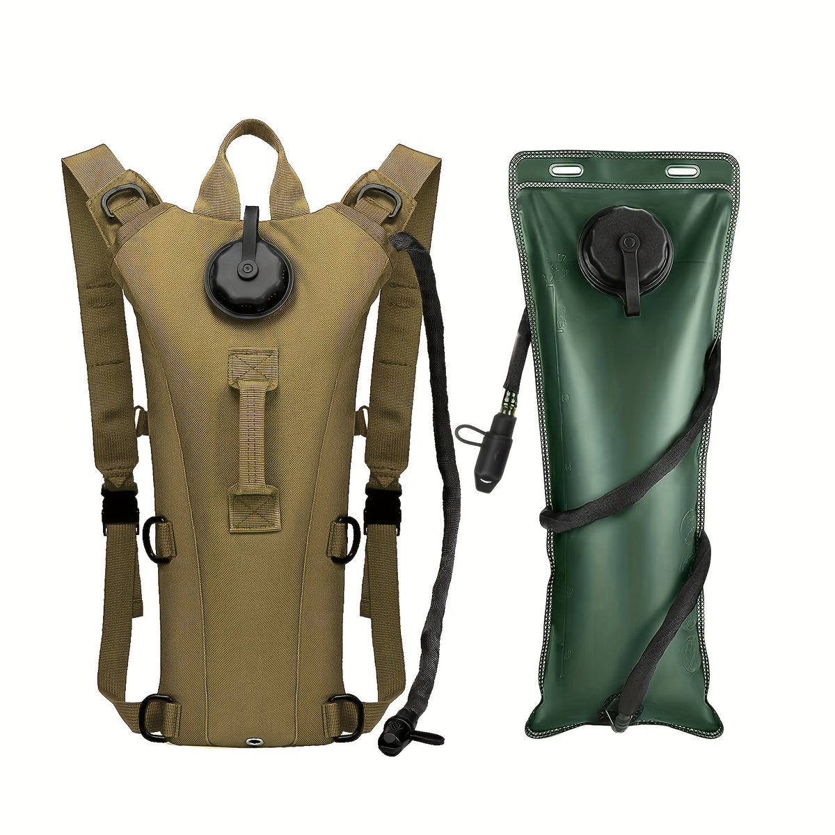 101.44oz Water Bladder Bag Hiking Camping Hydration Backpack