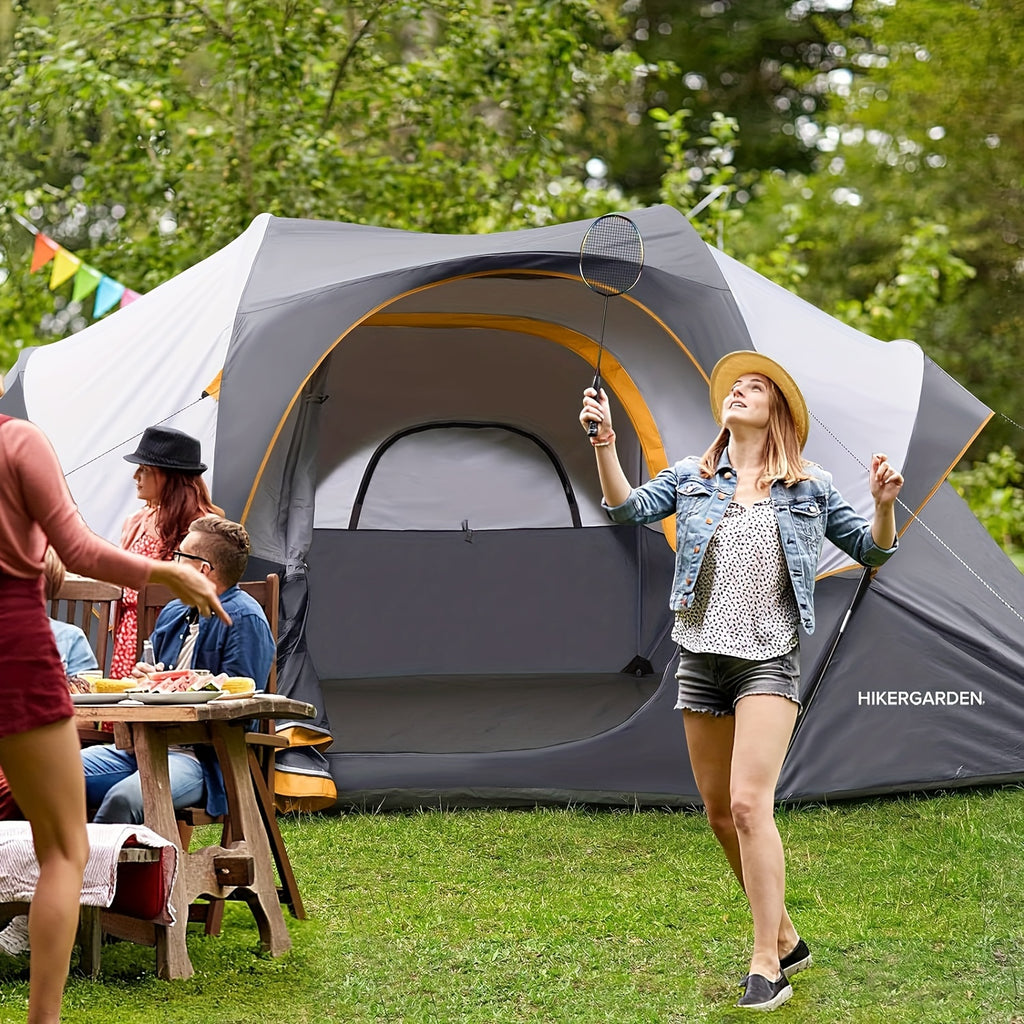 10 Person Camping Tent - Portable Easy Set Up Family Tent for Camp