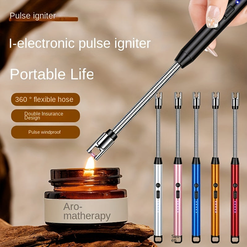 Rechargeable Arc Usb Lighter - Windproof For Bbq & Camping