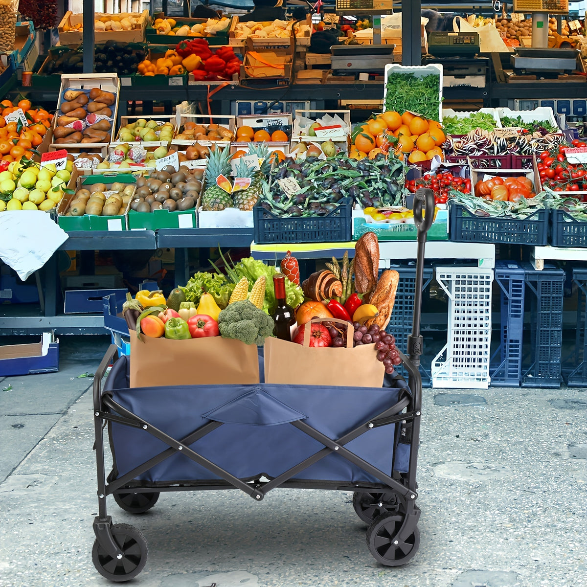 28x18x36in Oversized Camper Folding Trolley