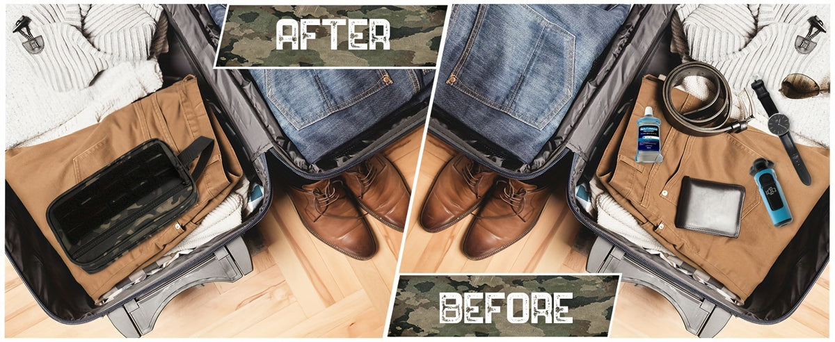 Durable Water-Resistant Outdoor Toiletry Bag