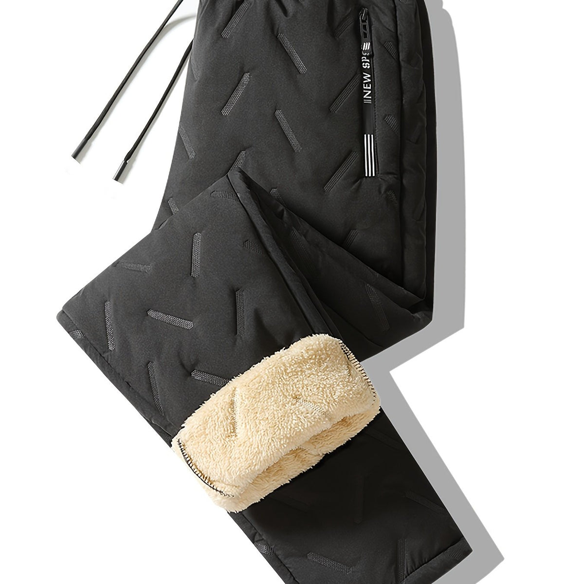 Men's Thermal Fleece Lined Straight Pants