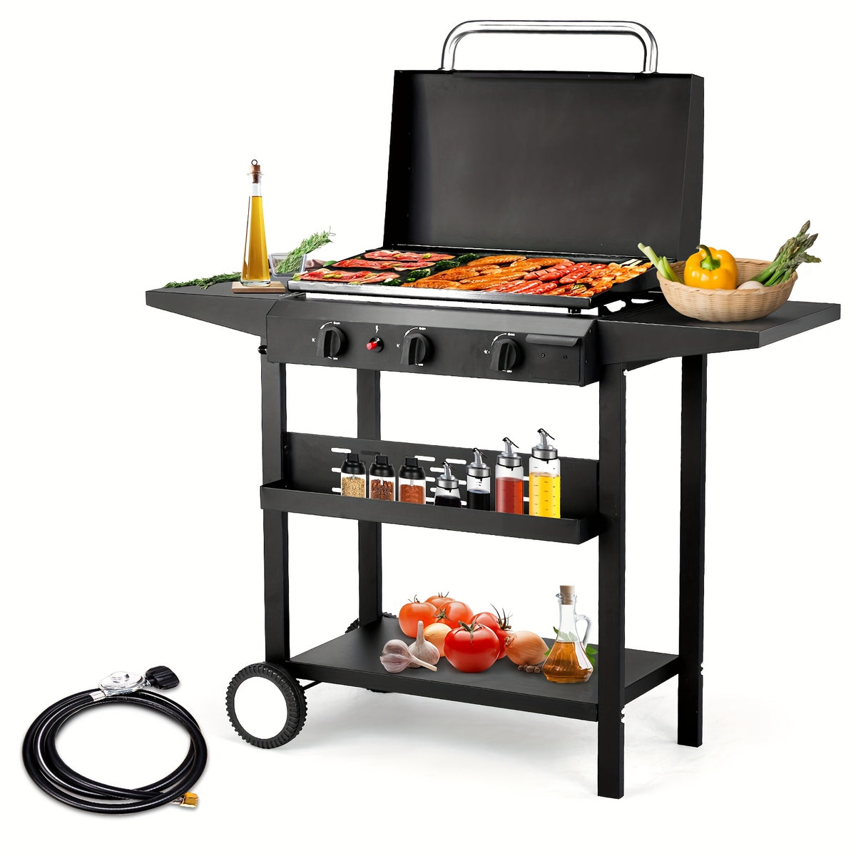 3/2/1 Burner Gas Propane Stove Outdoor Camping Picnic Grill