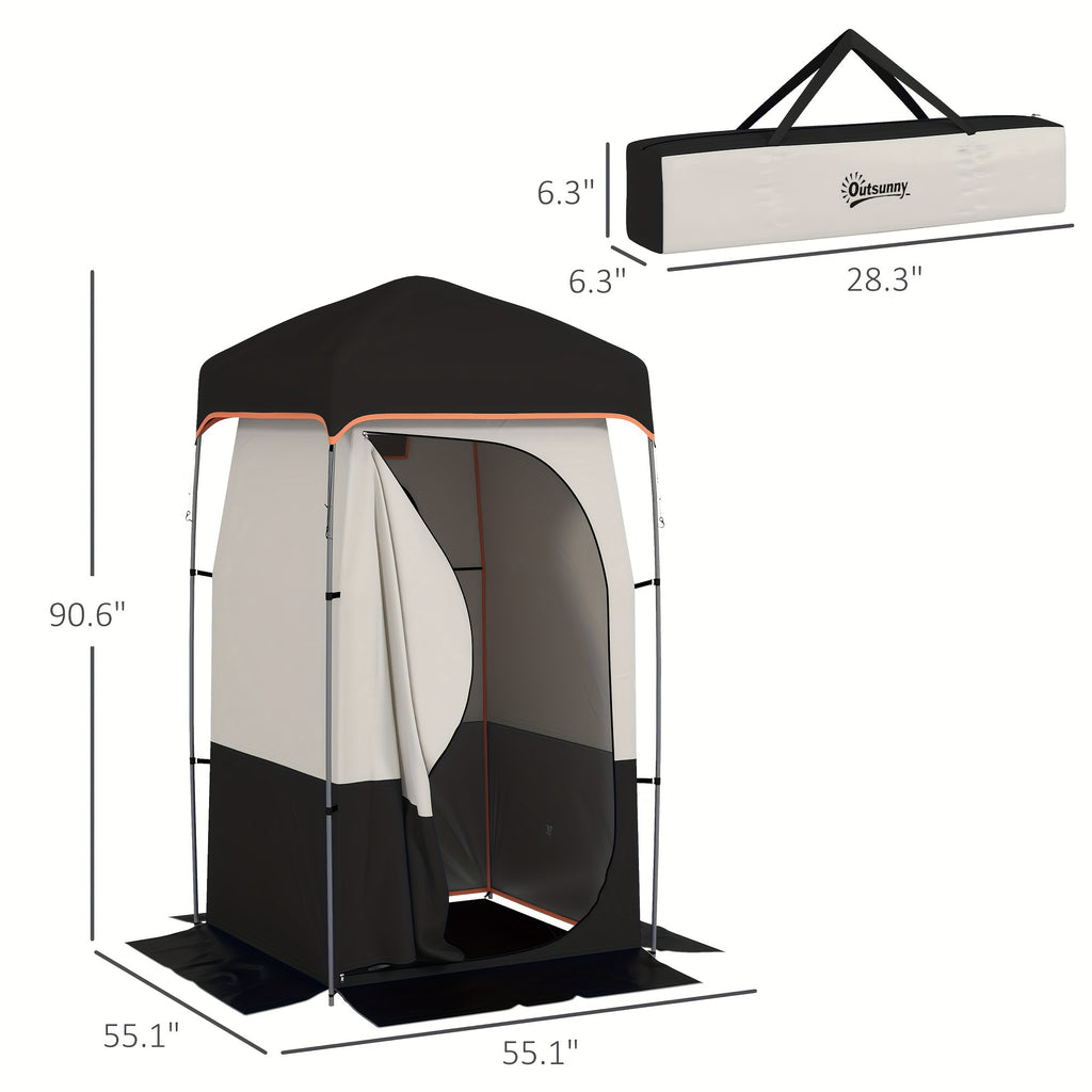 Outsunny Portable Shower Tent - Privacy Shelter