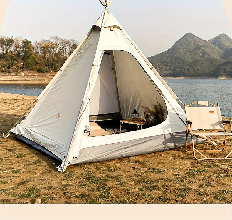 Luxury Pyramid Tent With Sky Curtain
