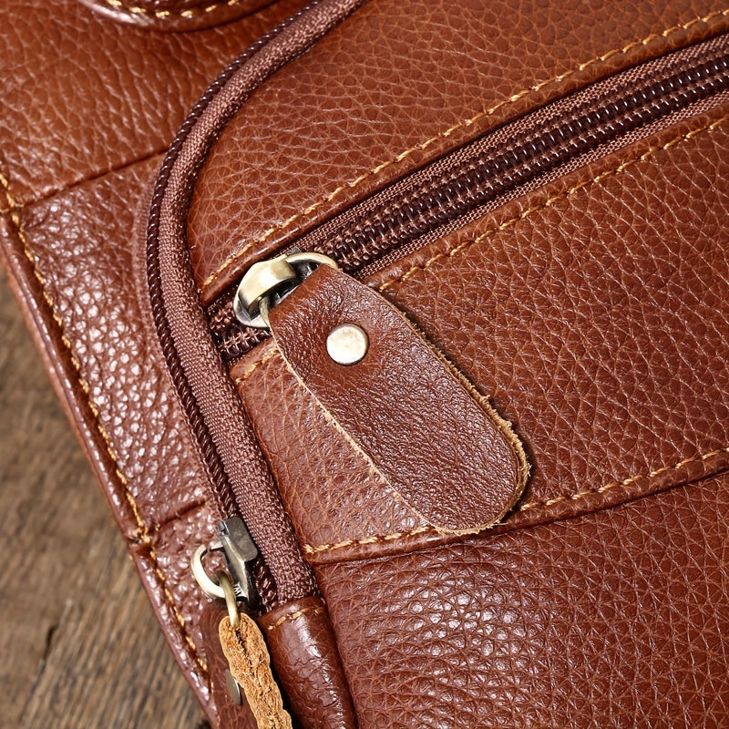 Vintage Genuine Leather Sling Bag