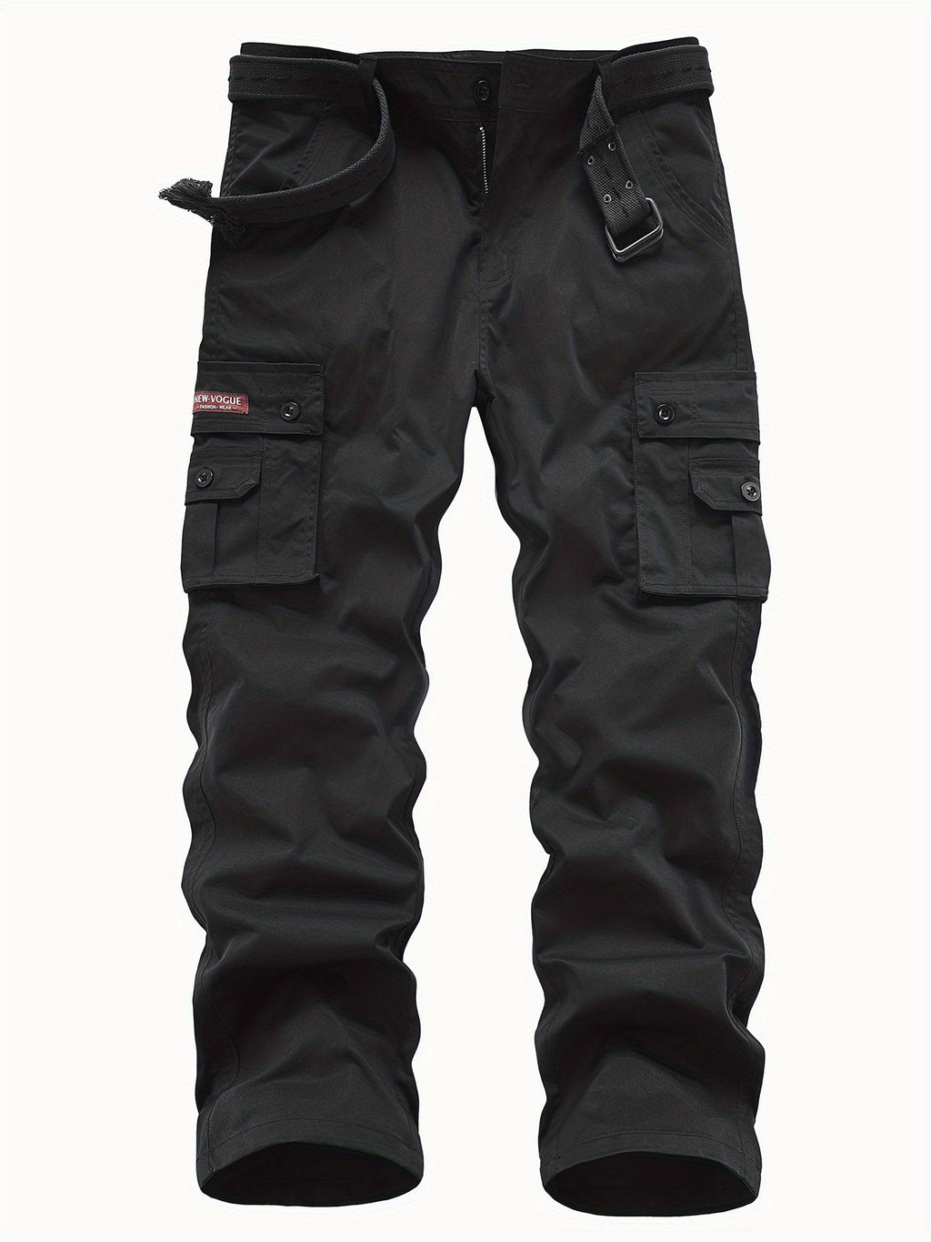 Classic Design Multi Flap Pockets Cargo Pants, Loose Fit Drawstring Cargo Pants