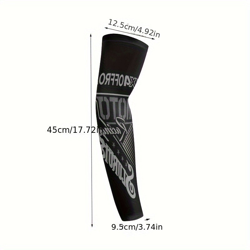 1 Pair Men's Skinny Arm  Sleeves For Summer