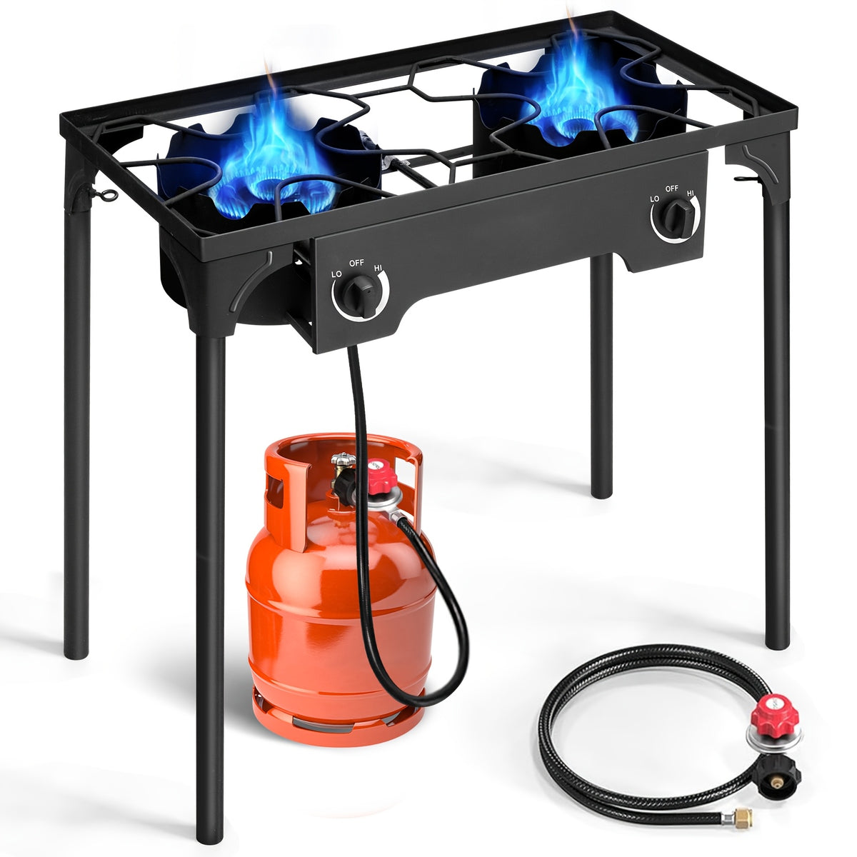 3/2/1 Burner Gas Propane Stove Outdoor Camping Picnic Grill