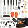 8pcs/39pcs  Griddle Accessory Set: Stainless Steel BBQ Tools