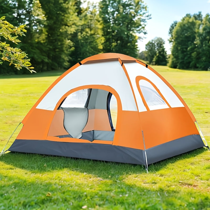 Fully Automatic Luxury Large Family Tent with Two Doors, Two Windows, One Skylight