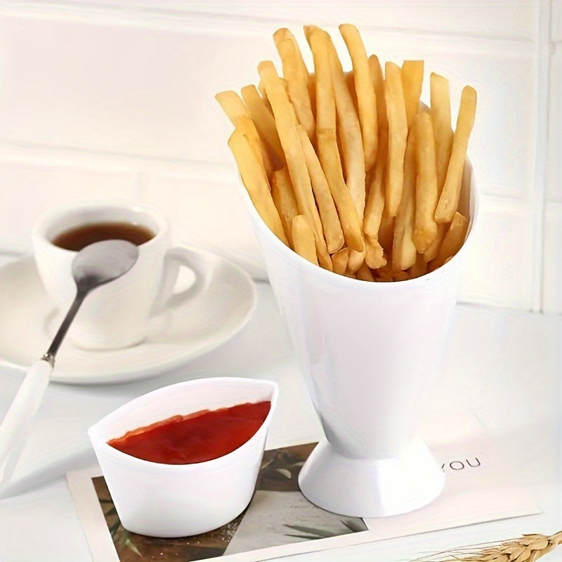 French Fries Cup, Vegetable Salad Cup, Plastic Snack Cup