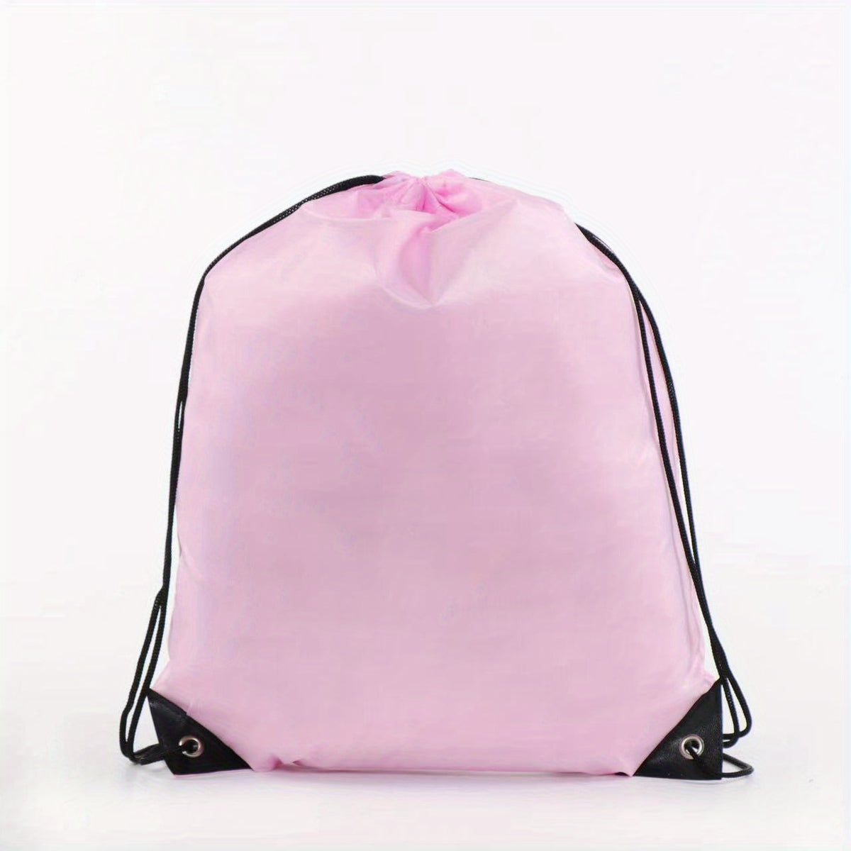 Vibrant Nylon Drawstring Backpack  16"- Lightweight & Durable