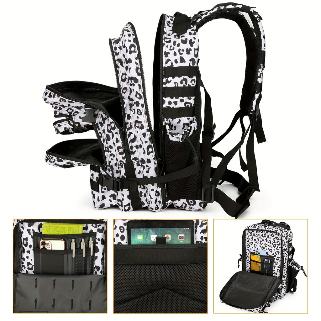 25L Large Capacity Rucksack Backpack - Water-Resistant