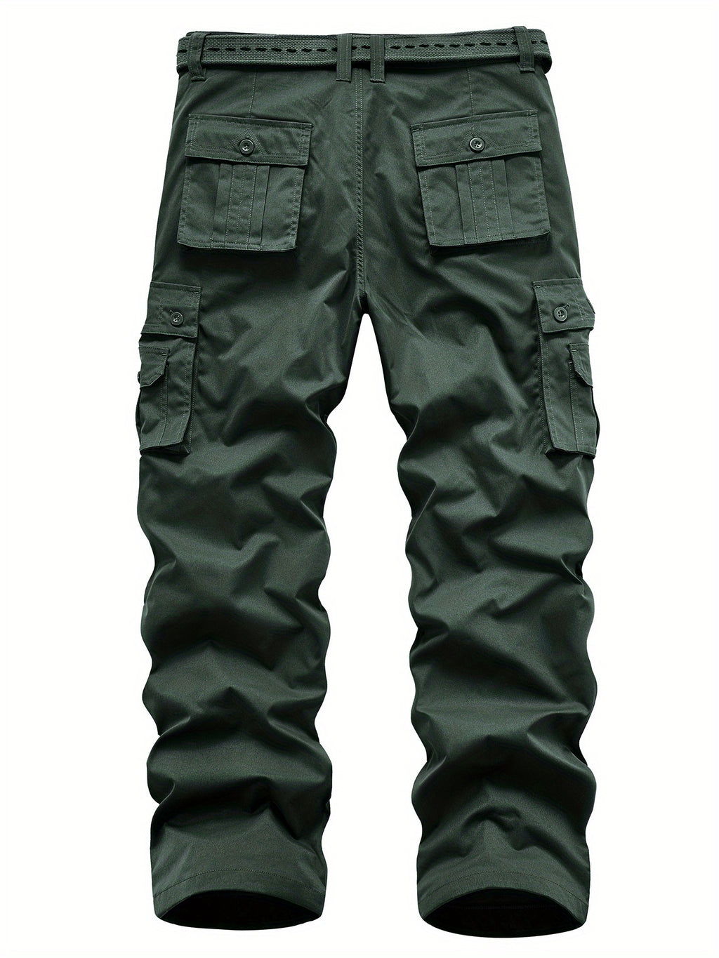 Classic Design Multi Flap Pockets Cargo Pants, Loose Fit Drawstring Cargo Pants