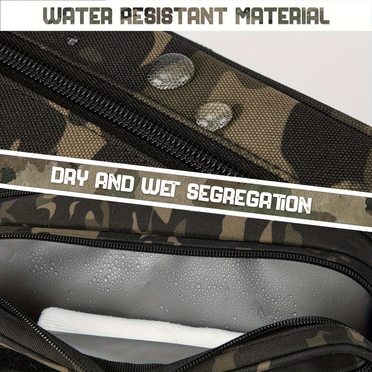 Durable Water-Resistant Outdoor Toiletry Bag