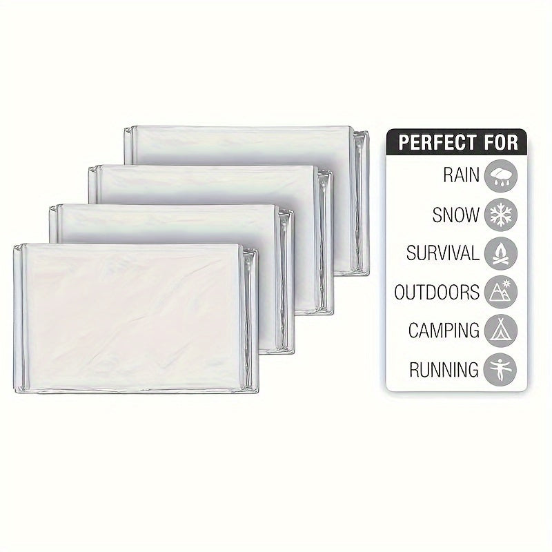 1/3/5/10pcs Emergency Thermal Blankets | 51" X 82"