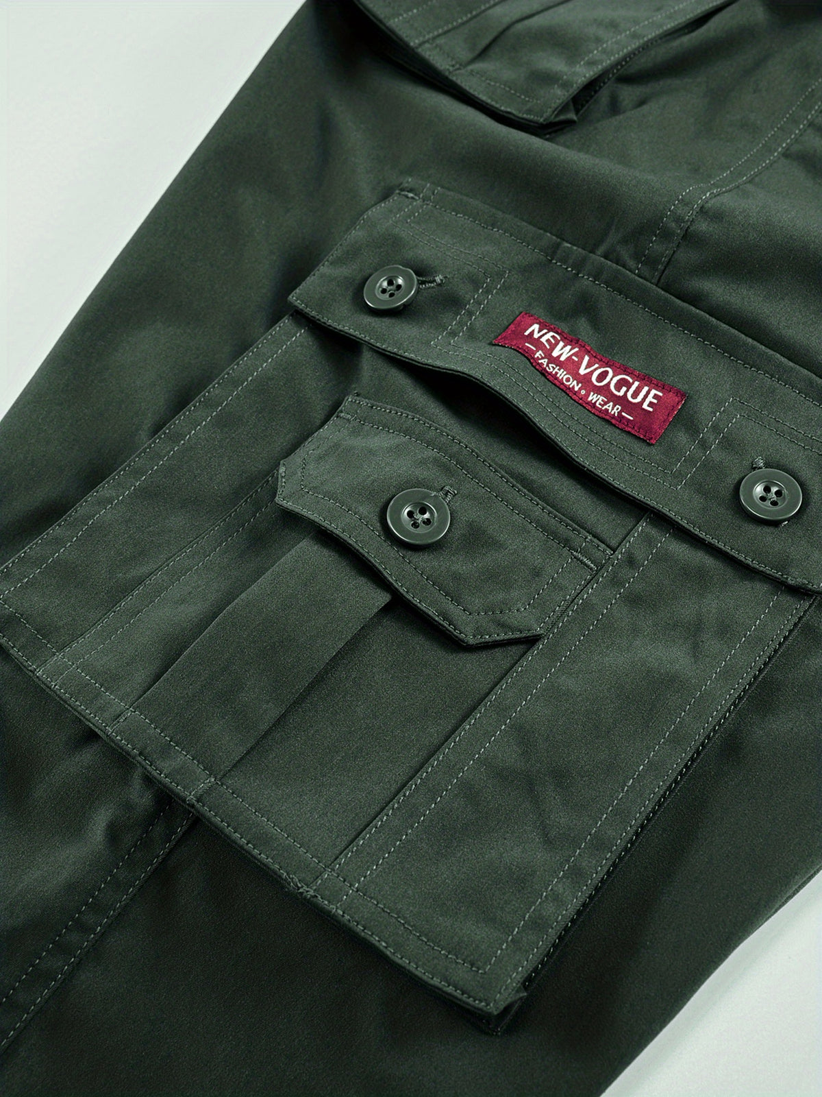 Classic Design Multi Flap Pockets Cargo Pants, Loose Fit Drawstring Cargo Pants