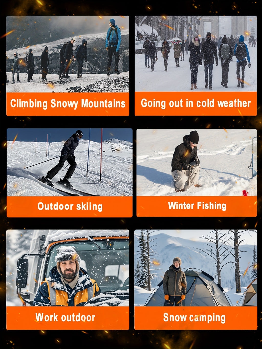 Men's Warm And Fast Heating Sports Jacket