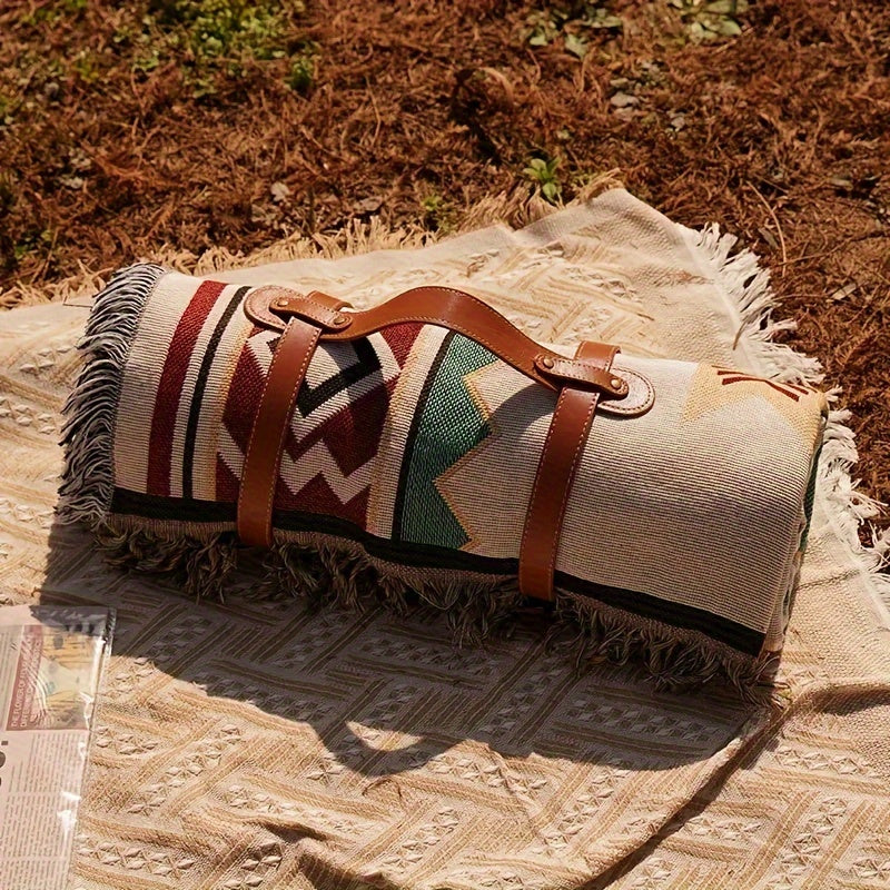 35" x 59" Bohemian Carpet Picnic Mat