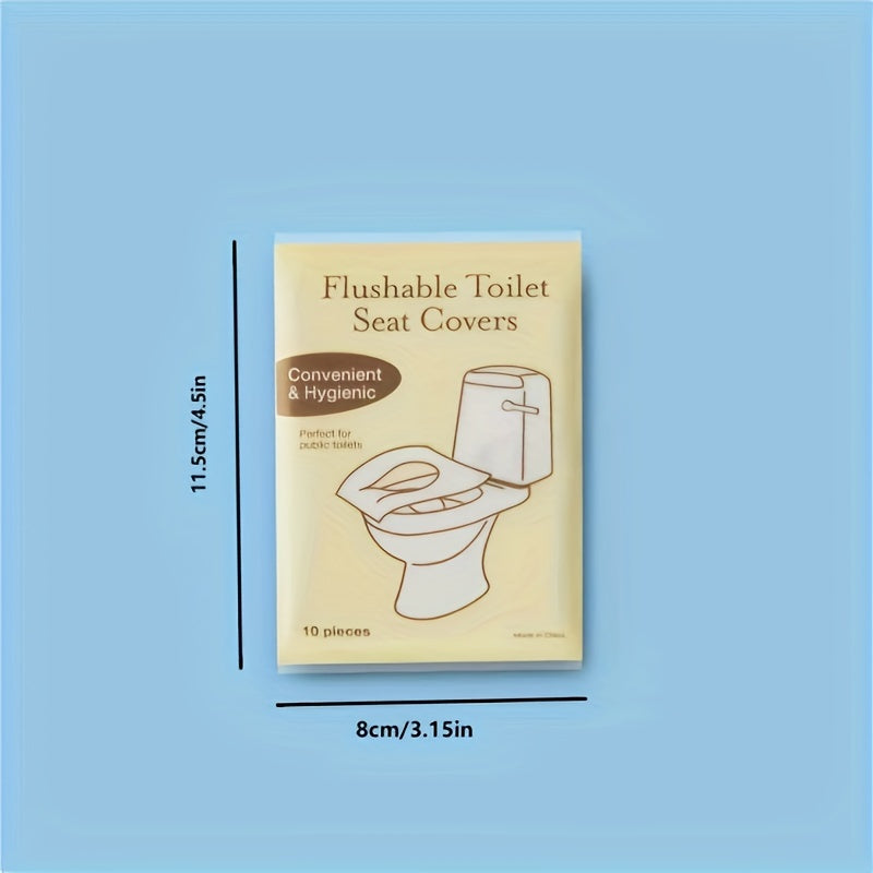 60Pcs/20Pcs Toilet Seat Covers Paper Flushable