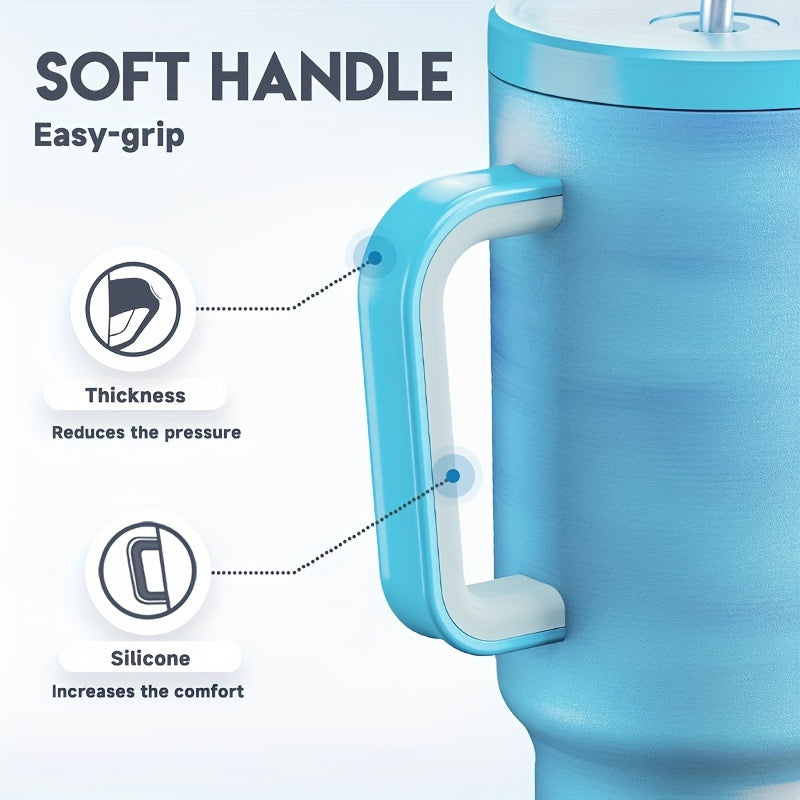 40oz Stainless Steel Insulated Tumbler With Lid And Straw