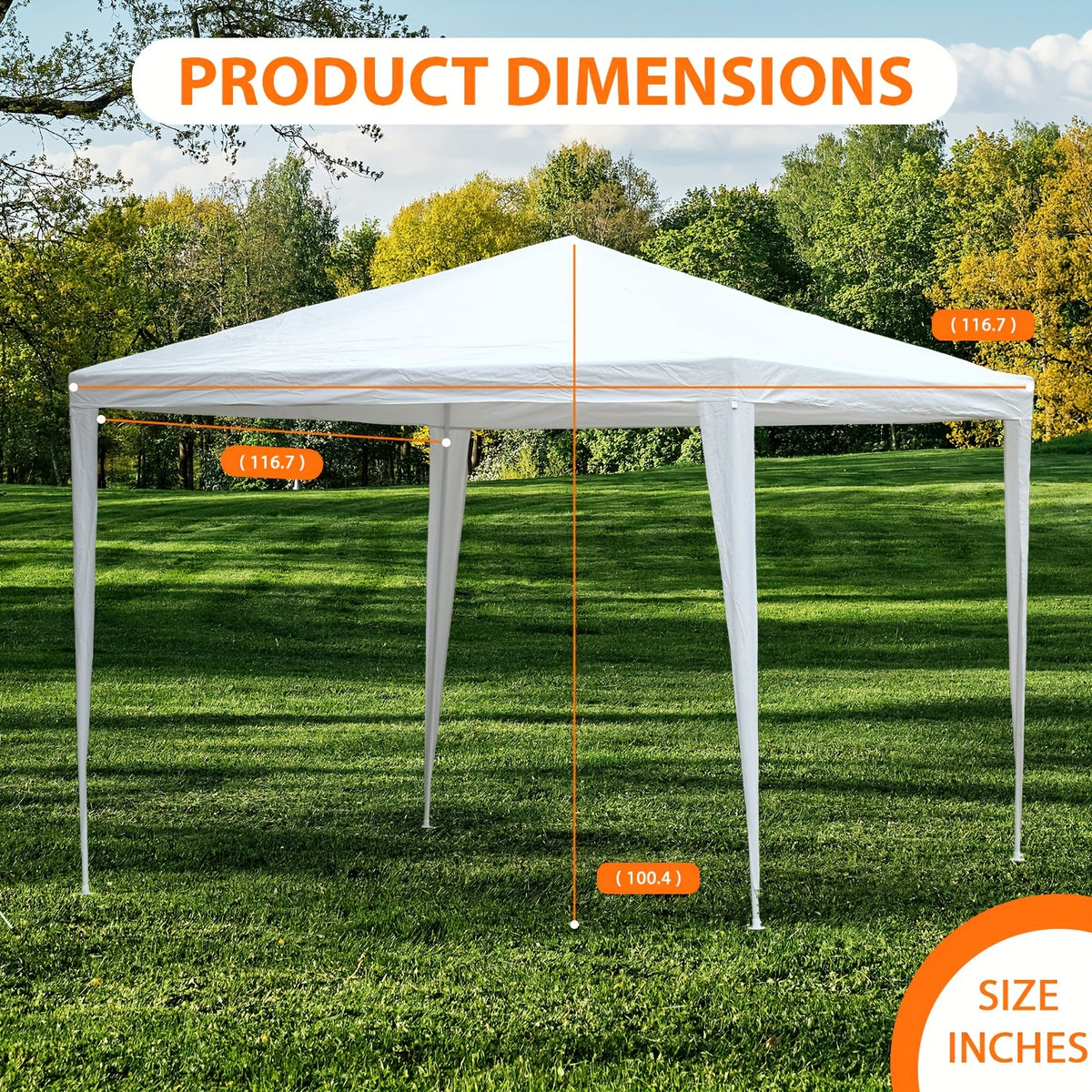 10'x10' Waterproof Outdoor Canopy Tent