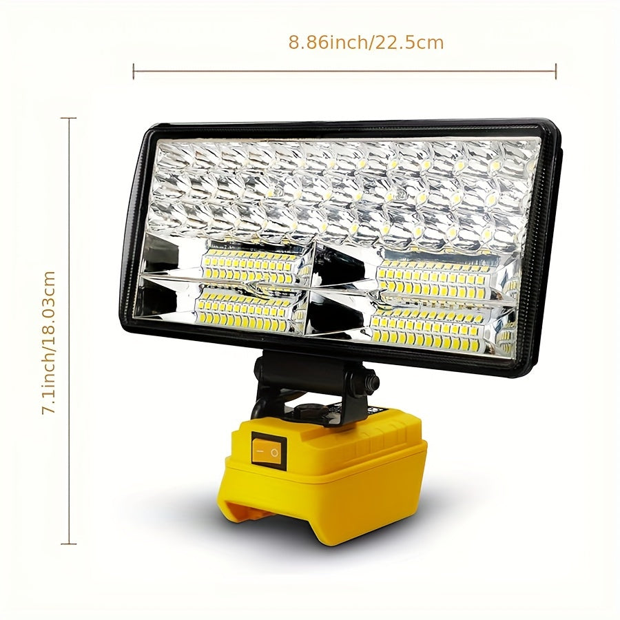 LED Work Light For DeWALT 20V MAX Battery, 90W 5400LM/60W 4500LM/48W 3800LM