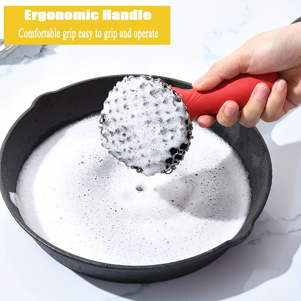 Chain Iron Scrubber Cast Iron Cleaner