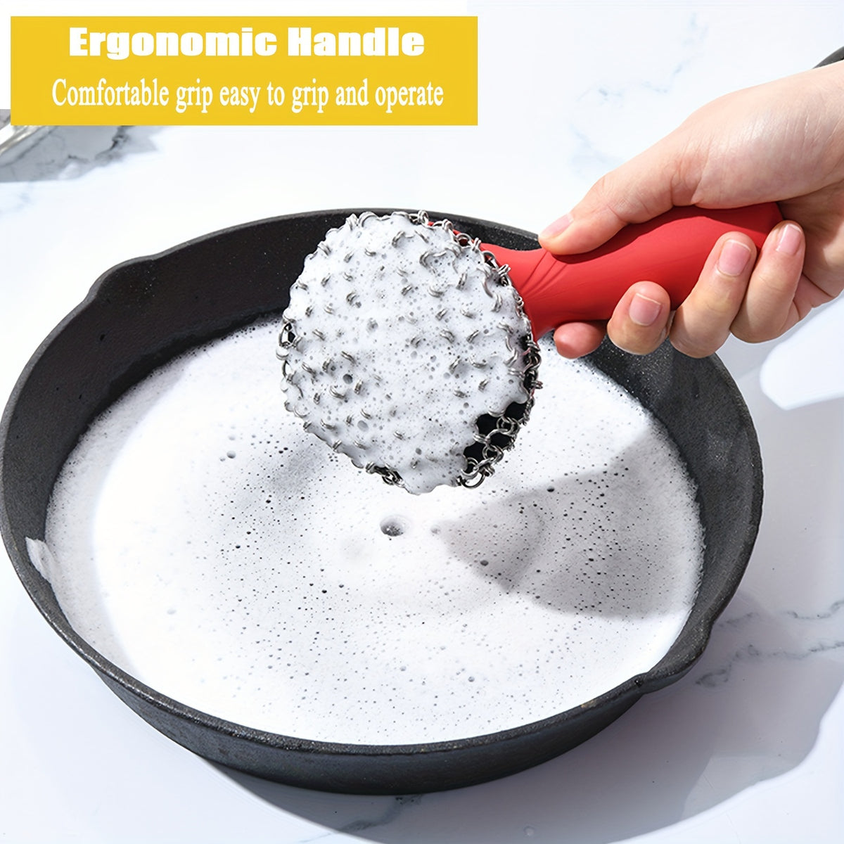 Chain Iron Scrubber Cast Iron Cleaner