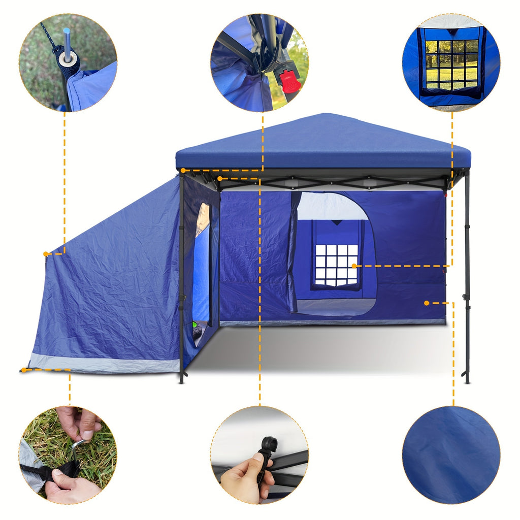 Side Tent, Camping Tent For 10' X 10' Pop Up Canopy