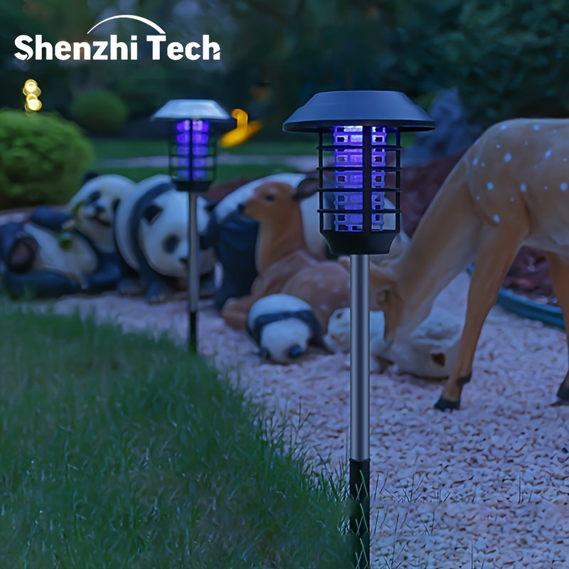 Solar-Powered Bug Zapper Lights, Waterproof