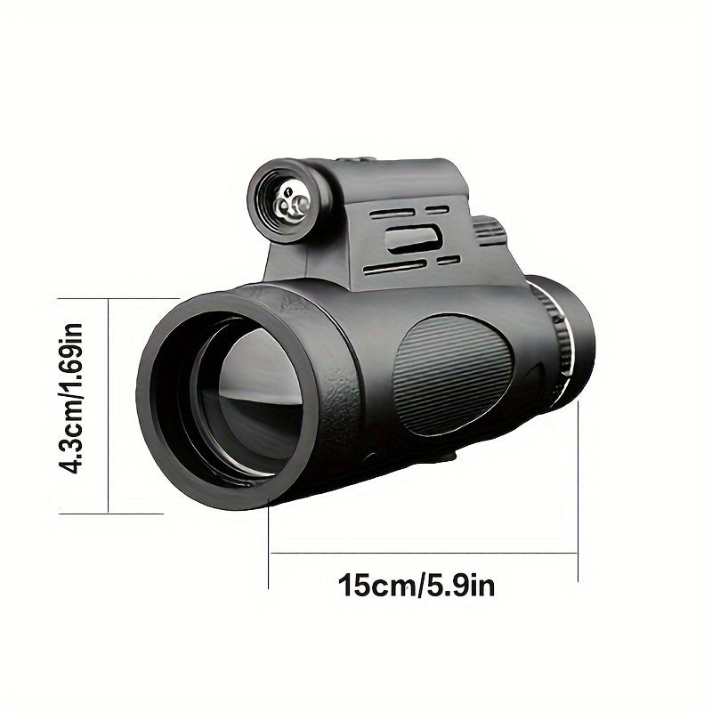 Large Objective Monocular - Crystal-Clear Field Vision,