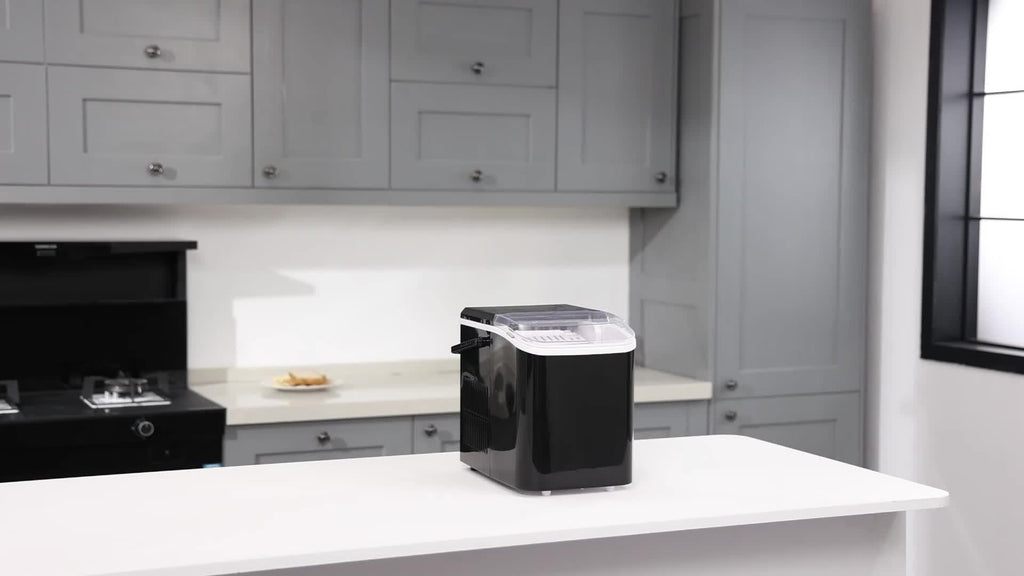 Portable Outdoor Ice Maker Countertop Low Noise One-Touch Operation