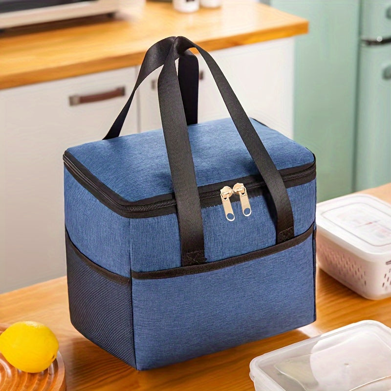 1 Insulated Lunch Bag, Cooler Box Canvas