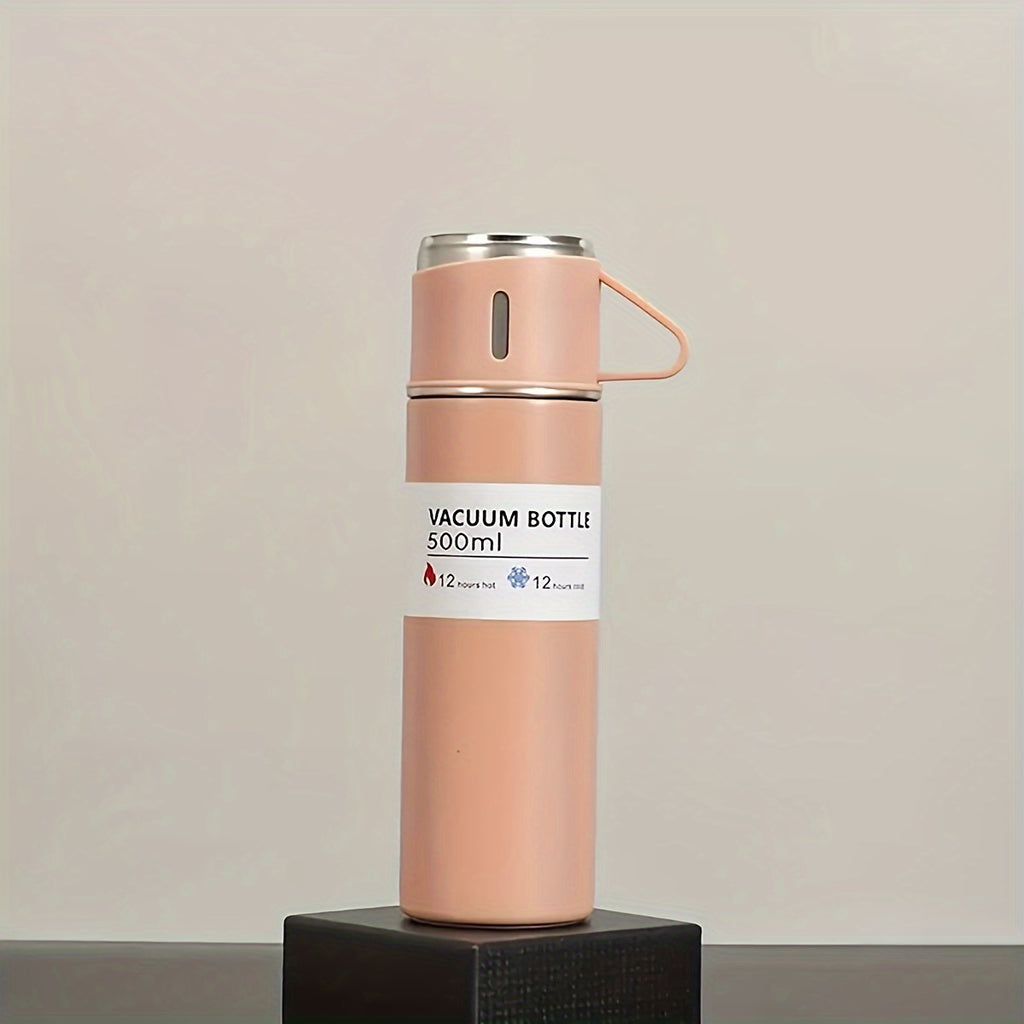500ml/16.9oz Stainless Steel Insulation Water Cup With/Without 2Cup Lids