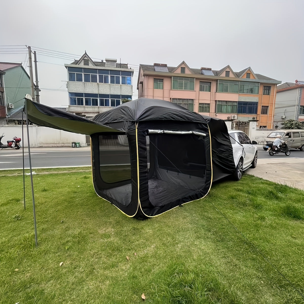 1pc Outdoor Camping Extension Tent Suitable For Suv or Car