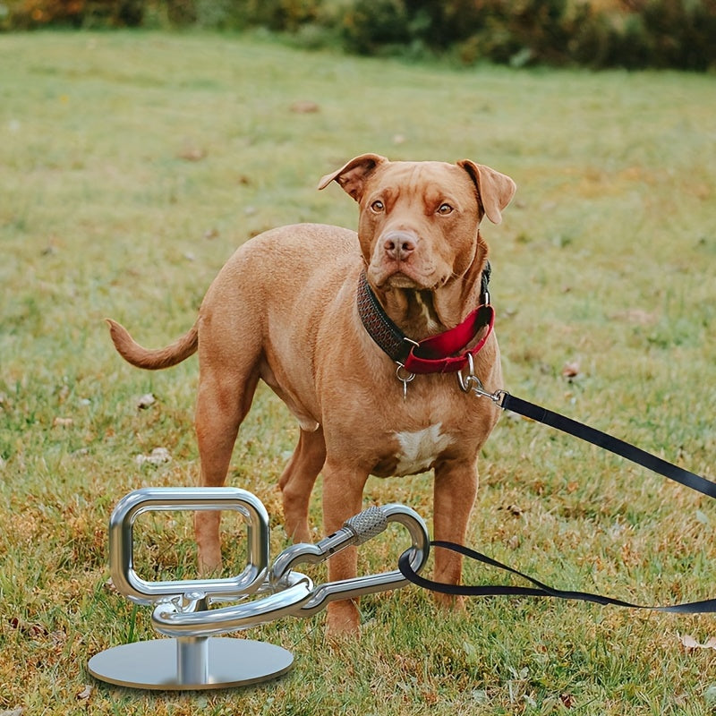 Sturdy 360-Degree Swivel Spiral Pet Anchor