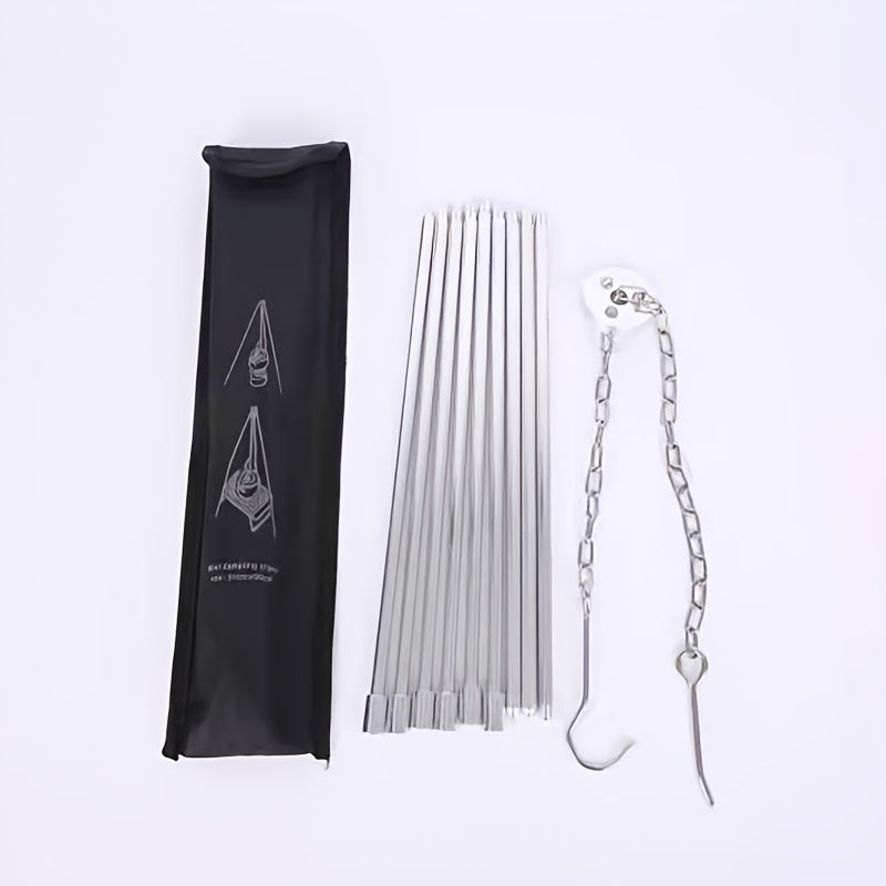 1pc 3 Sections Outdoor Camping Bonfire Stand