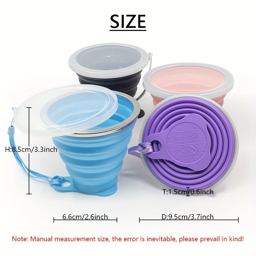 270ml Durable Silicone Folding Water Cup