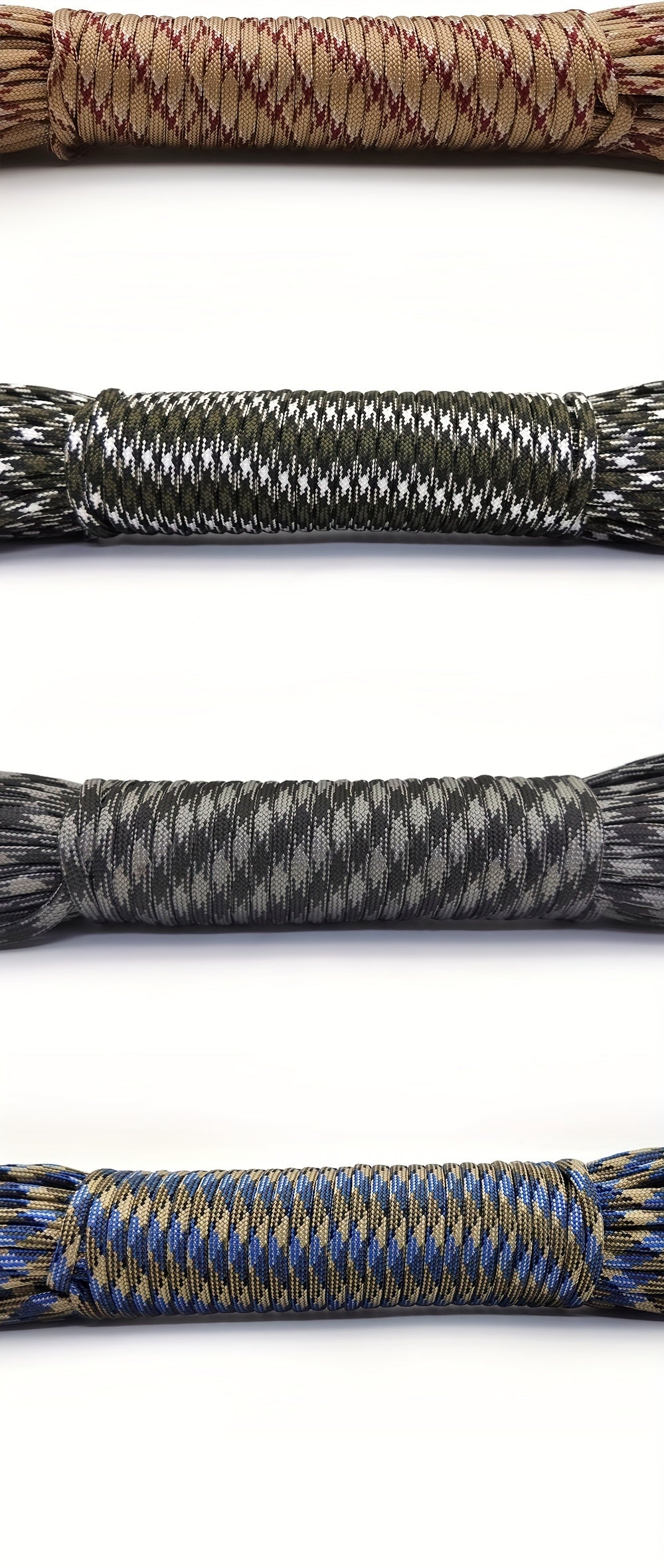 Durable Braided Paracord  Strong 4mm Diameter, 16.4FT Length