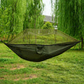 Anti-Rollover Double Hammock with Mosquito Net