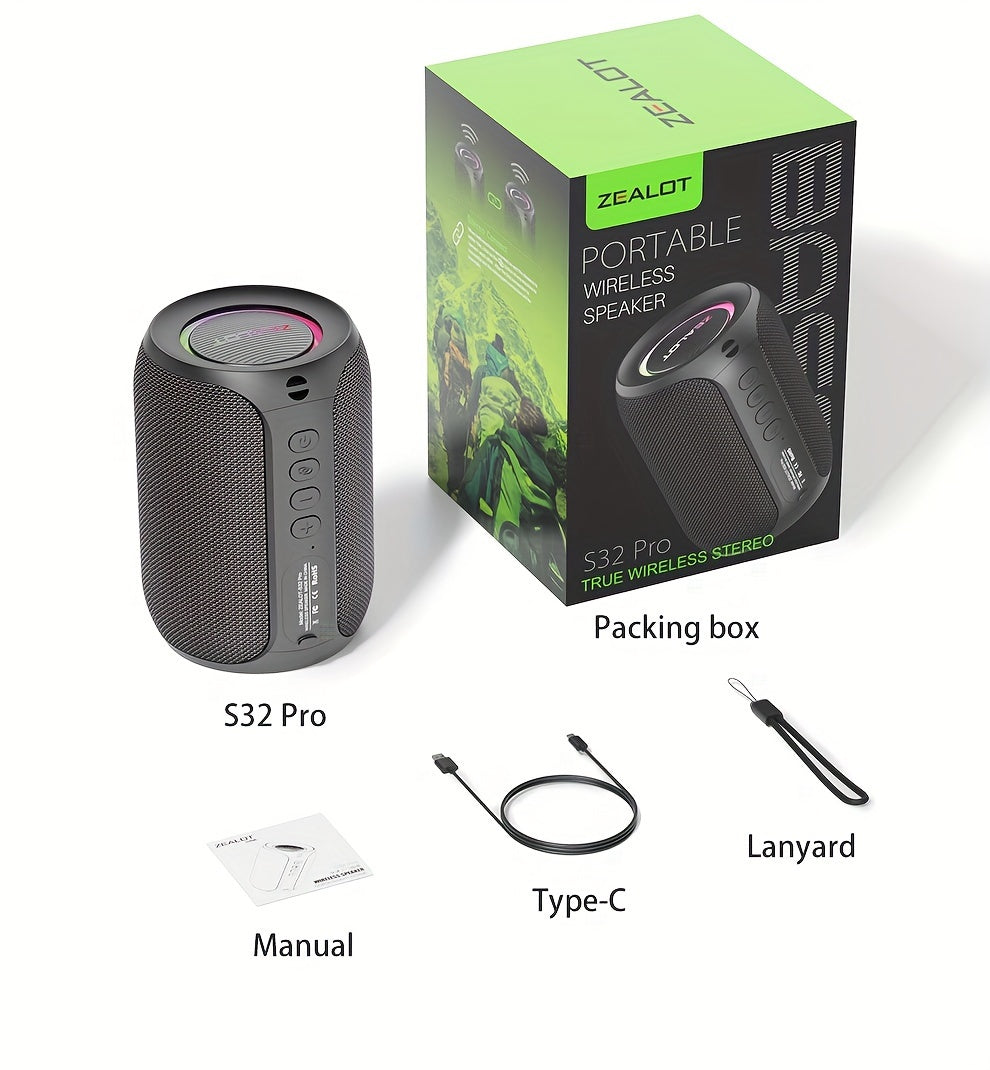 2024 New Style Zealot S32 Pro 15W Wireless Speakers