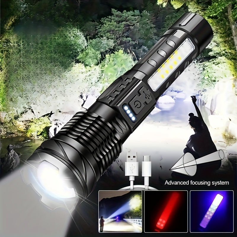 Super Powerful Rechargeable LED Torch Flood Light