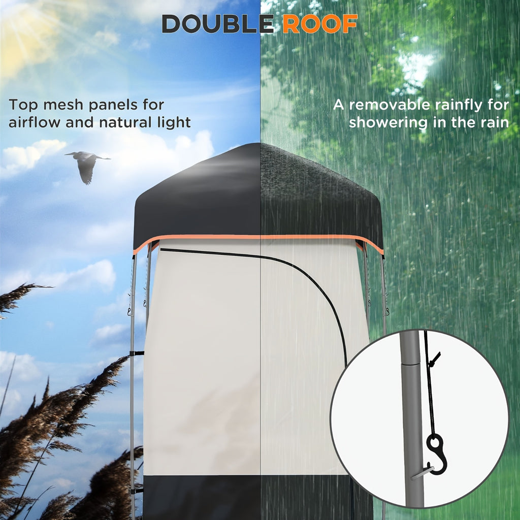 Outsunny Portable Shower Tent - Privacy Shelter