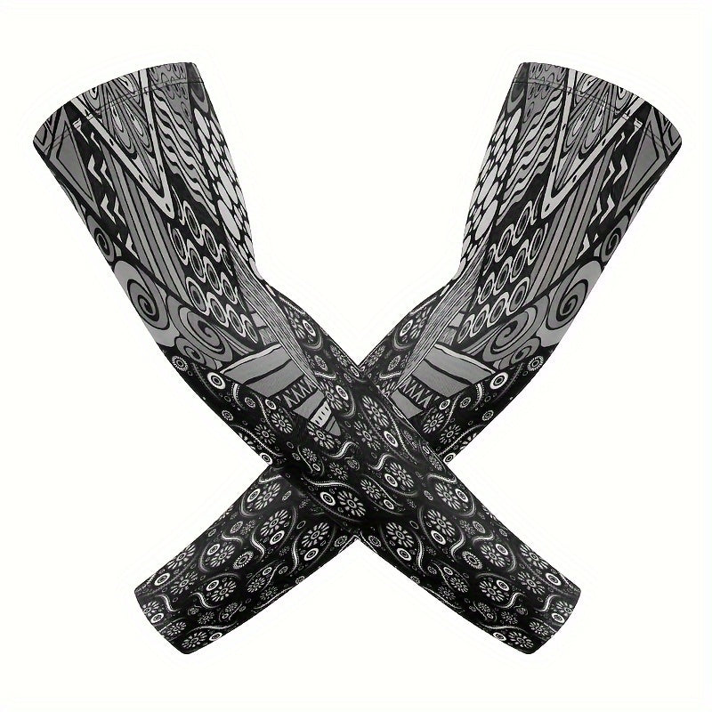 1 Pair Men's Skinny Arm  Sleeves For Summer