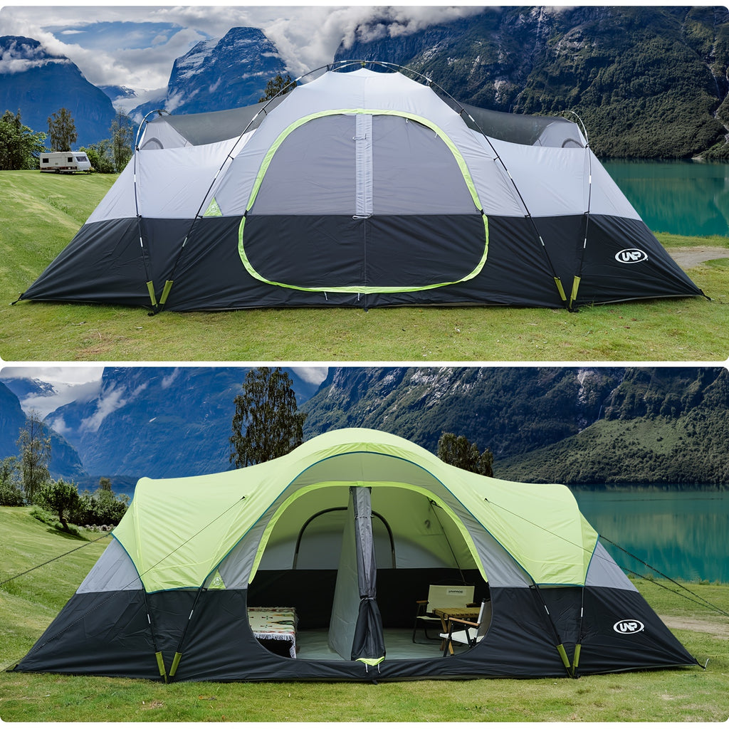 10-Person Double Layer Waterproof Big Camping Tent