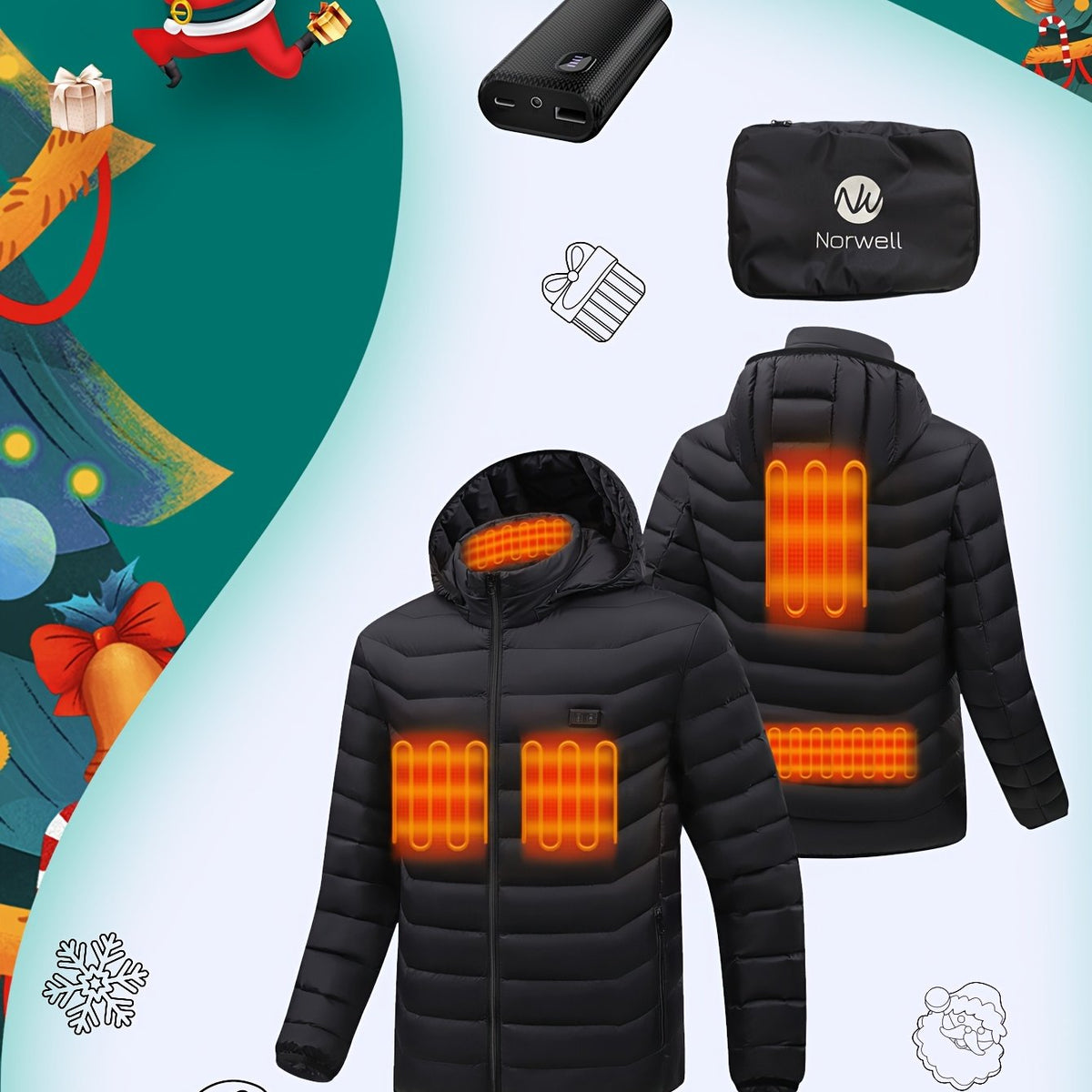 Men's Warm And Fast Heating Sports Jacket